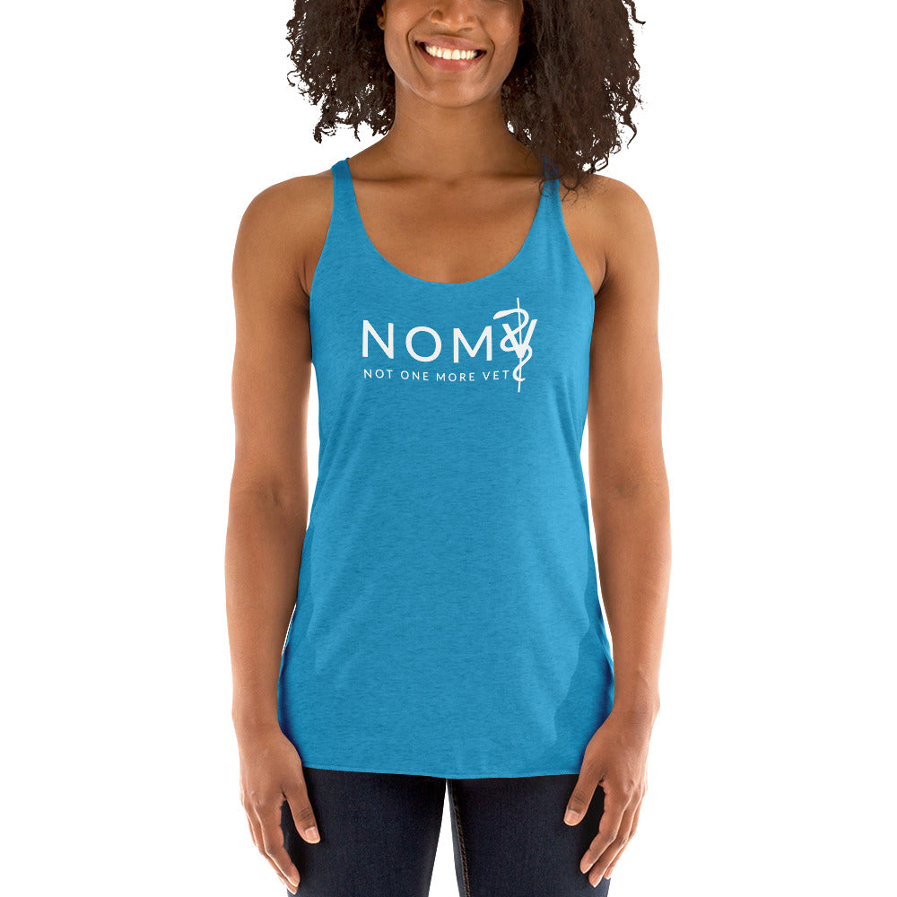 NOMV Logo Women's Racerback Tank