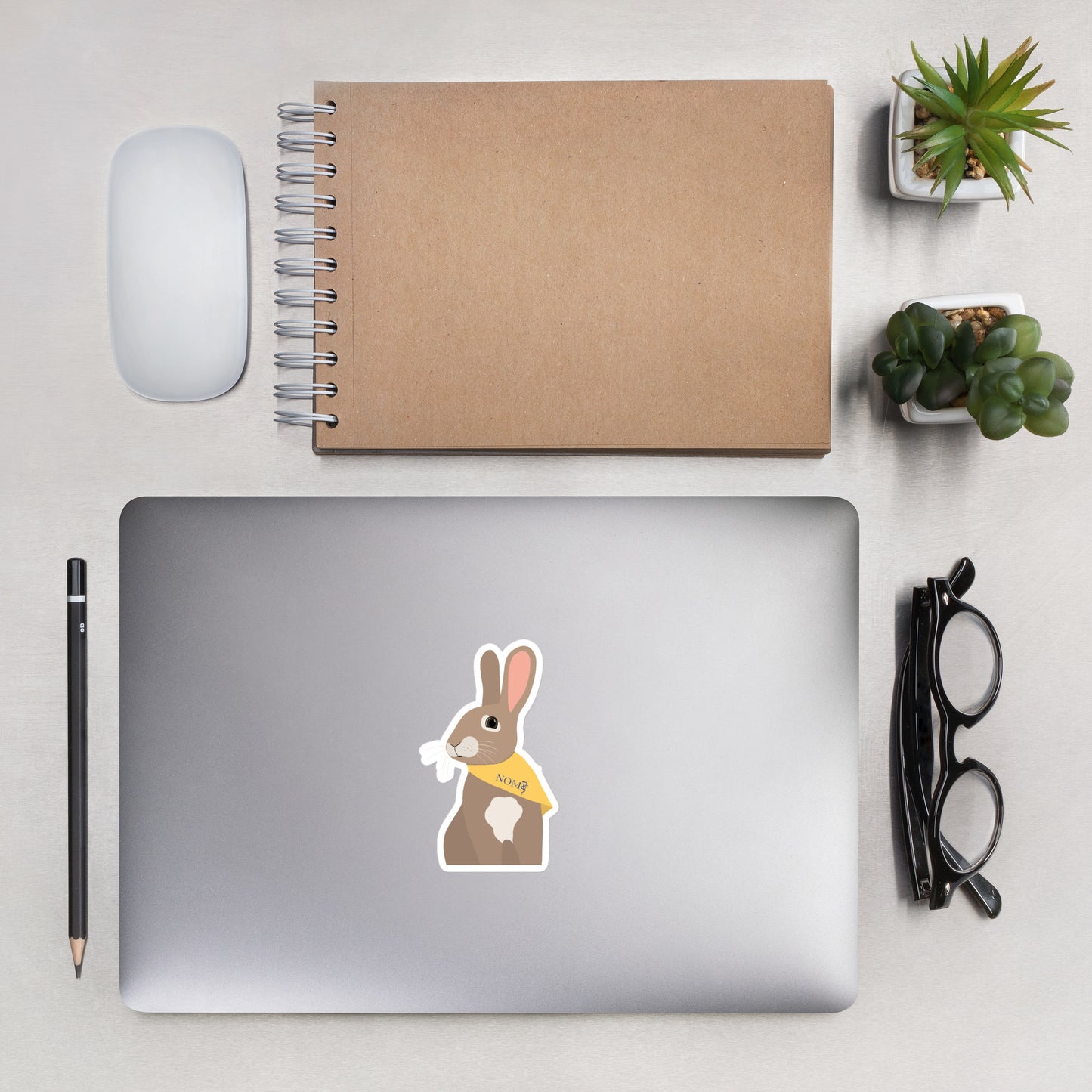 NOMV Bunny Bubble-free stickers