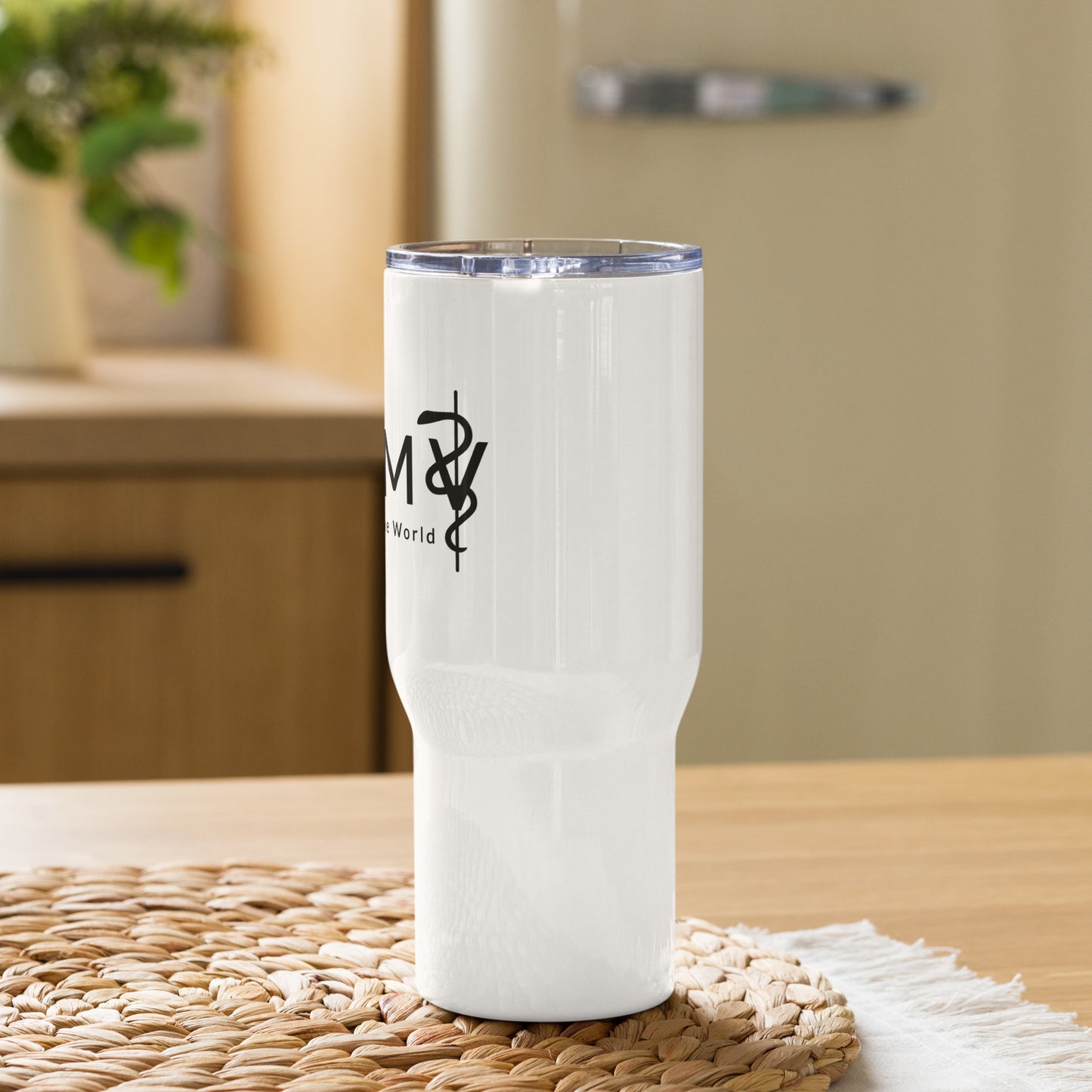 NOMV RATW Travel mug with a handle