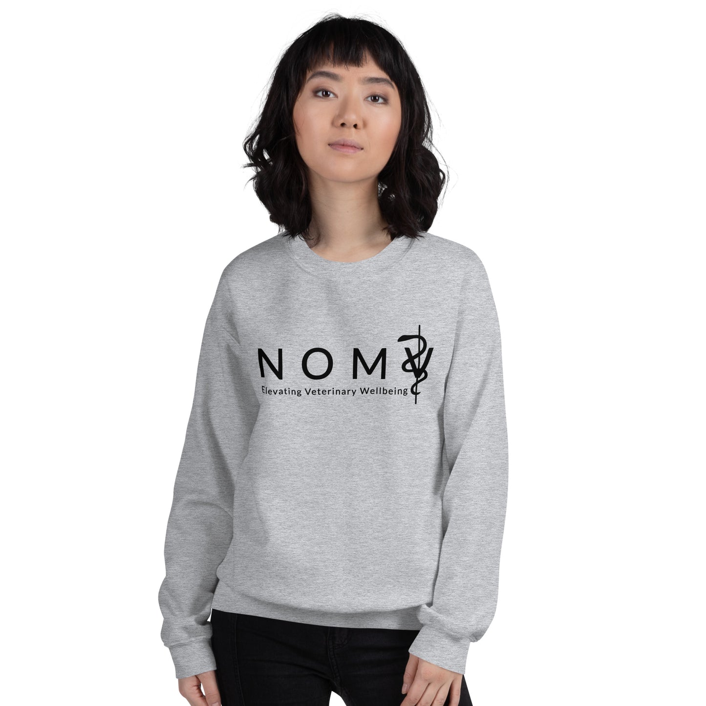 NOMV Elevating Veterinary Wellbeing Unisex Sweatshirt