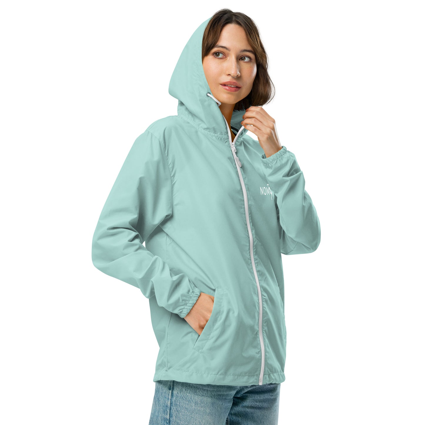 NOMV Unisex lightweight zip up windbreaker