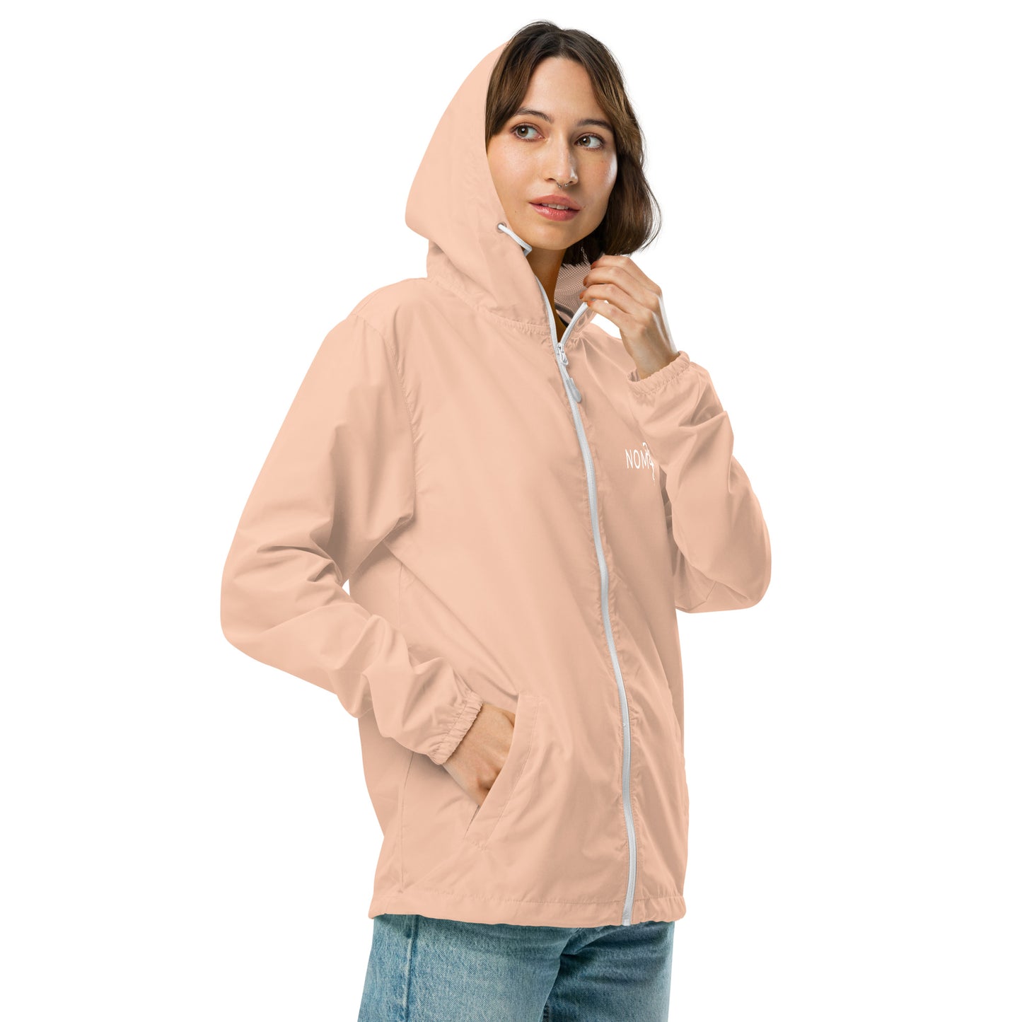 NOMV Unisex lightweight zip up windbreaker