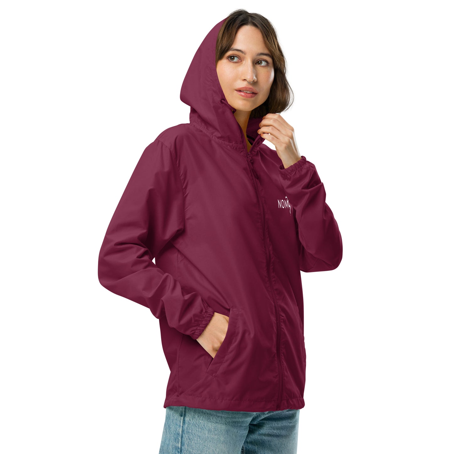 NOMV Unisex lightweight zip up windbreaker