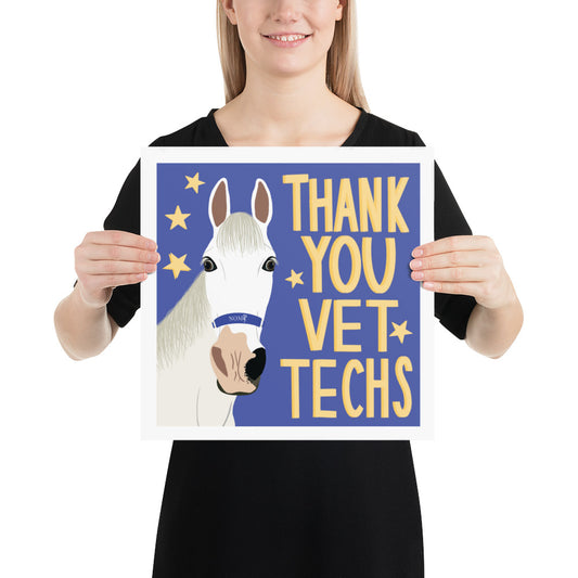 Vet Tech Appreciation Poster