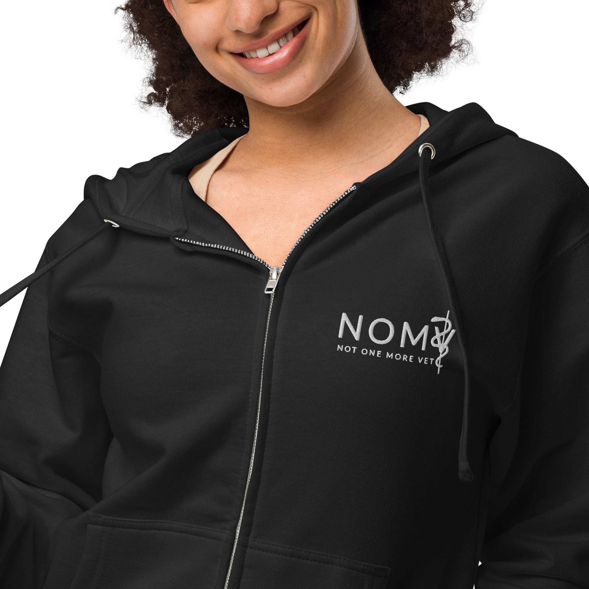 NOMV Zippered Hoodie